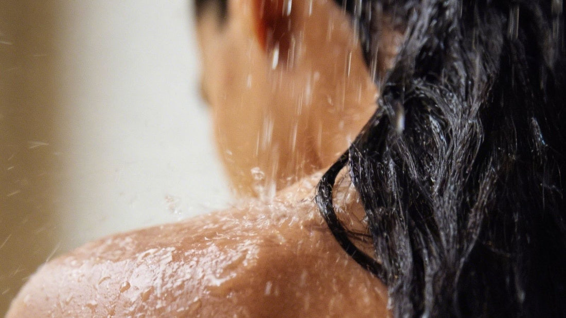 Woman in shower