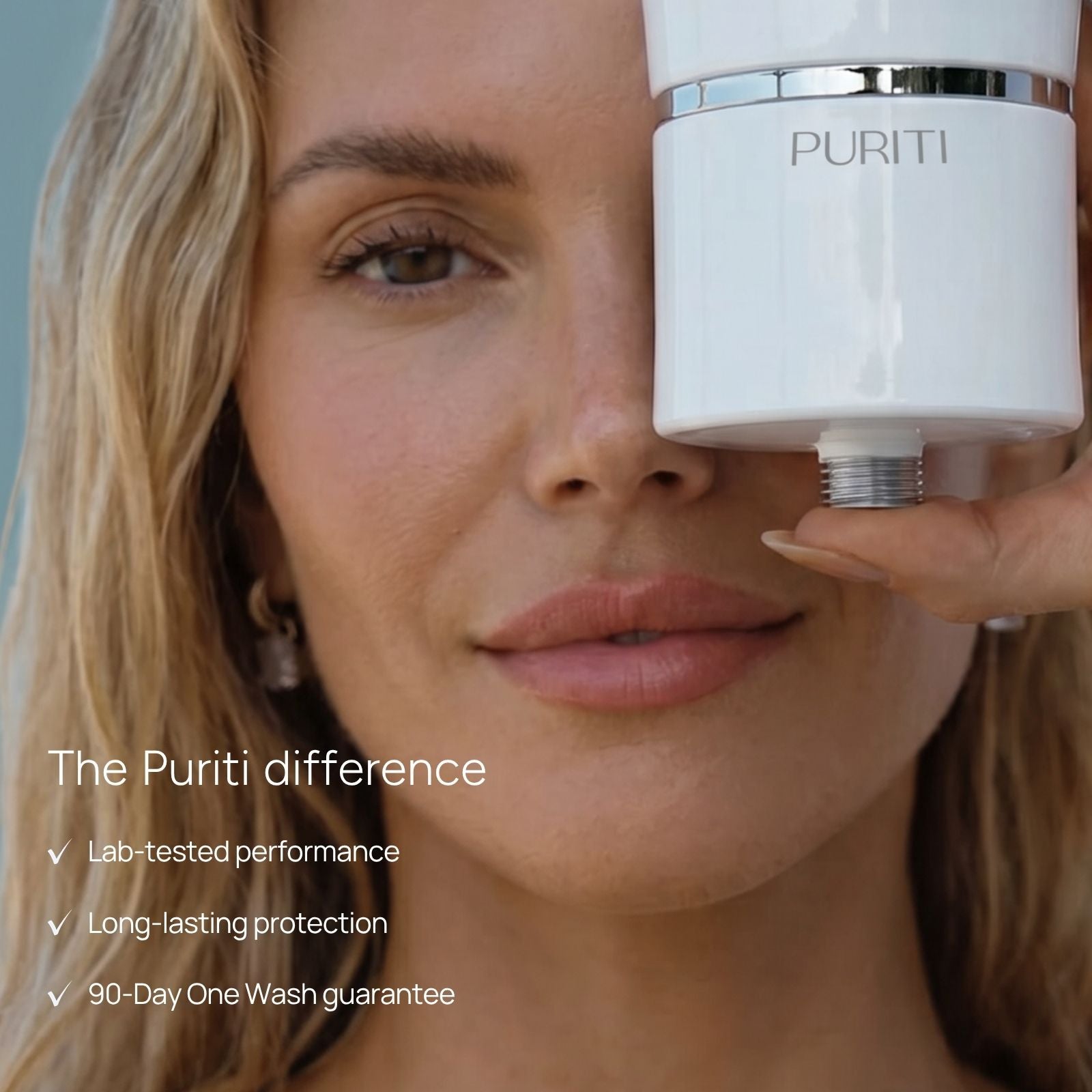 Puriti Shower Filter — Lab-Tested Performance with 90-Day Money Back Guarantee