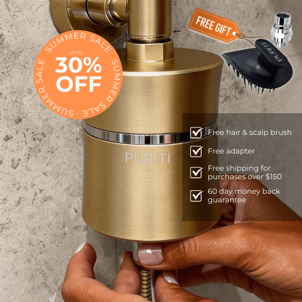 PURITI Shower Filter | Australia's #1 Water Purifier for Softer Hair & Calmer Skin