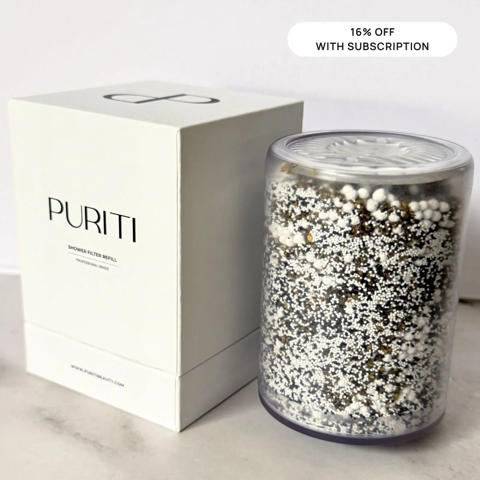 Puriti Shower Filter Replacement Cartridge — Maintains Peak Filter Performance