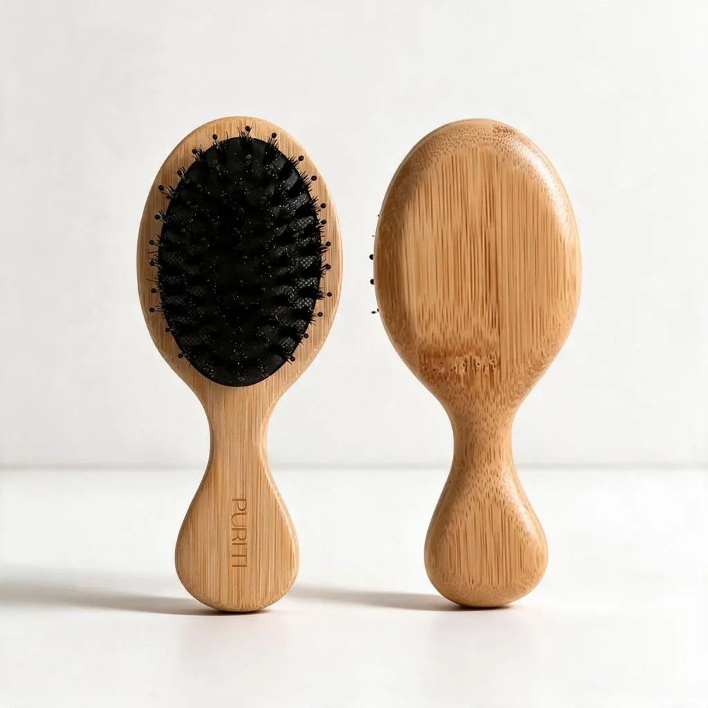 Mini Boar Bristle Hair Brush